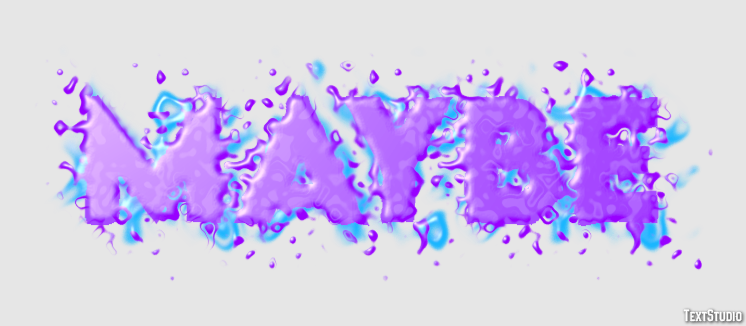 Maybe Text Effect