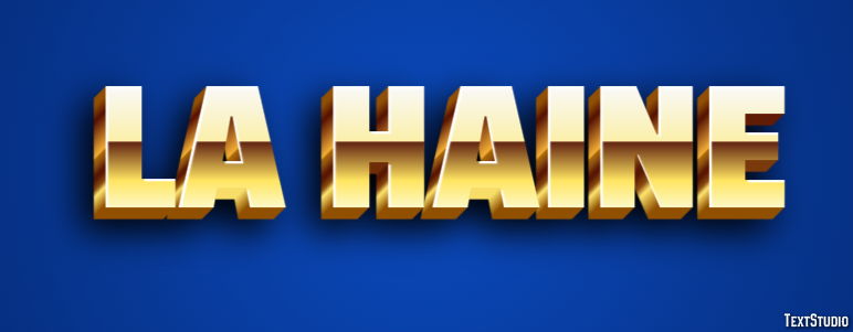 La haine Text Effect