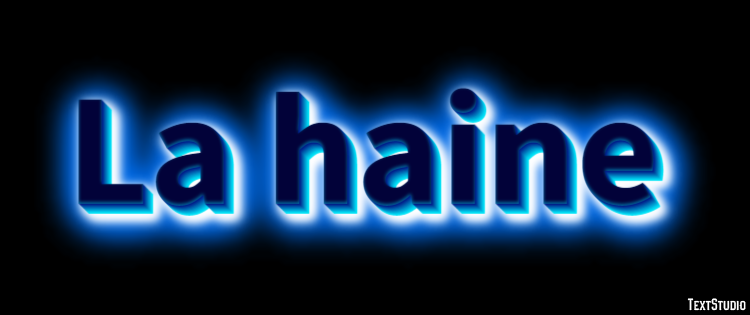La haine Text Effect