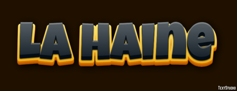 La haine Text Effect