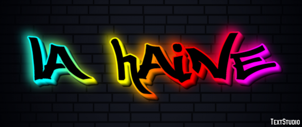 La haine Text Effect