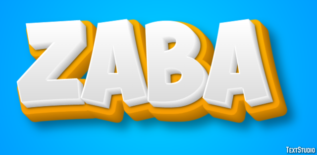 żaba Text Effect