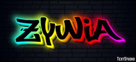 Żywia Efekt tekstowy