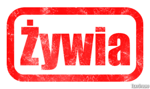 Żywia Efekt tekstowy