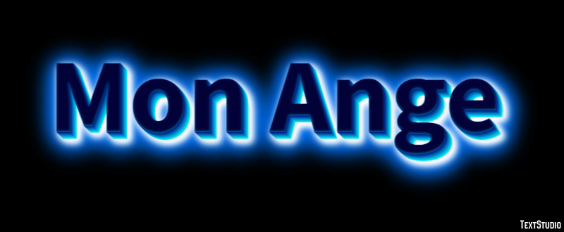 Mon Ange Effet de Texte