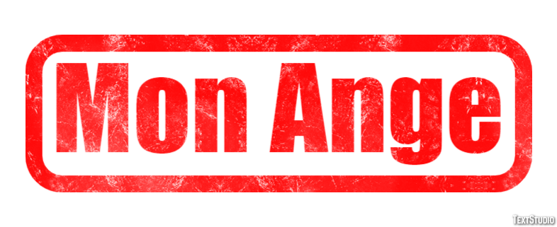 Mon Ange テキスト効果