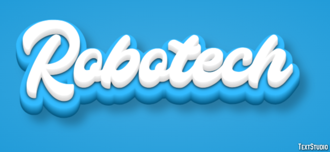 Robotech Text Effect