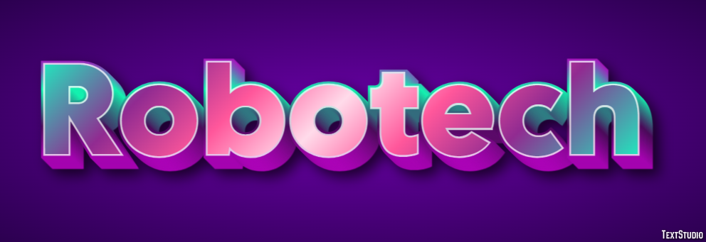 Robotech Text Effect