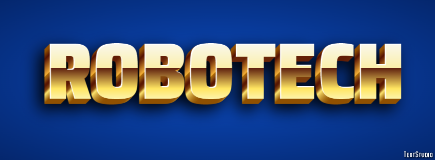 Robotech Effetto testo