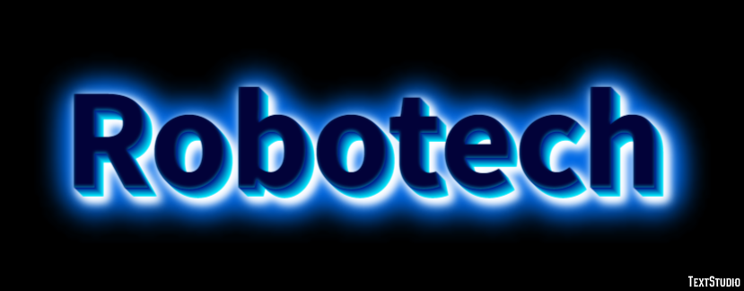 Robotech Text effect