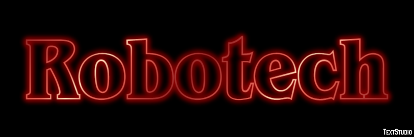 Robotech Text effect