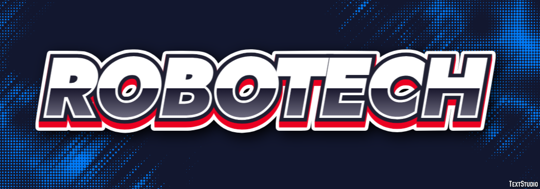 Robotech Text Effect