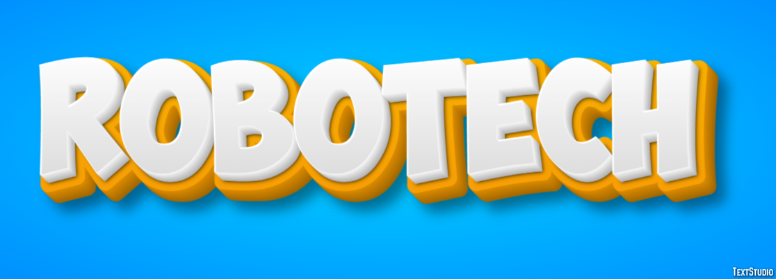 Robotech Effetto testo