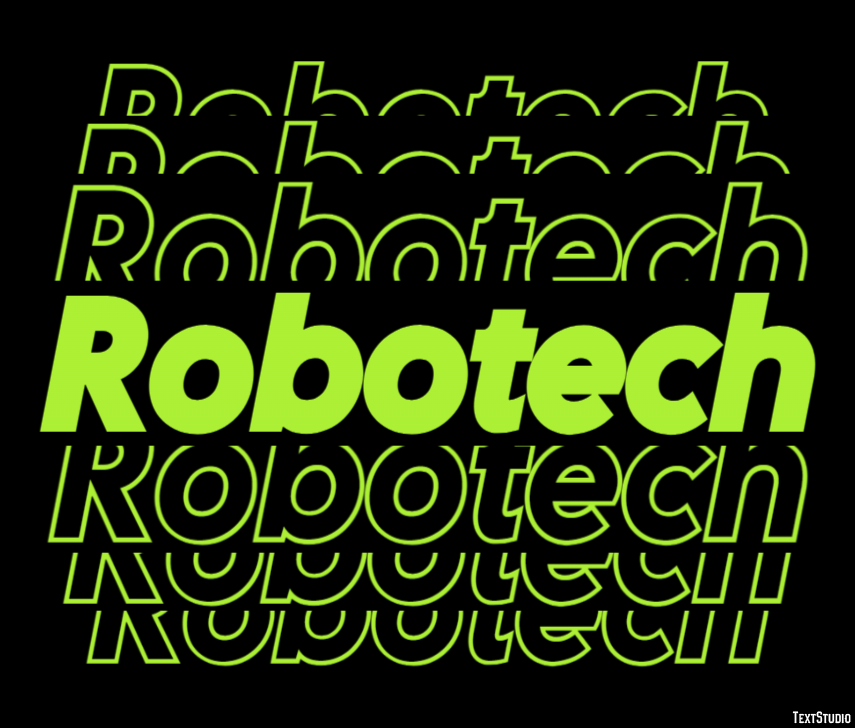 Robotech テキスト効果