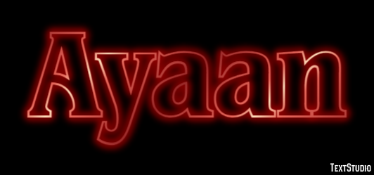 Ayaan Text Effect