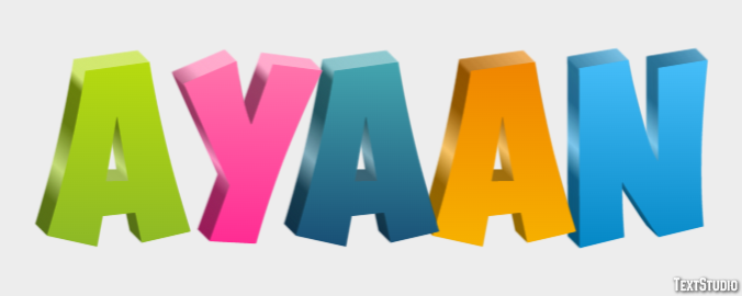 Ayaan Text Effect