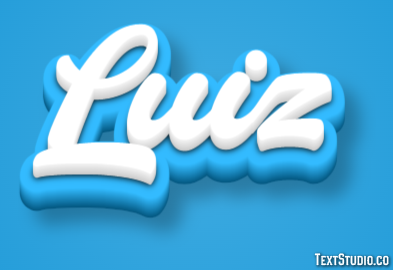Luiz Text effect