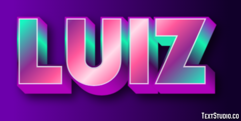 Luiz Text effect