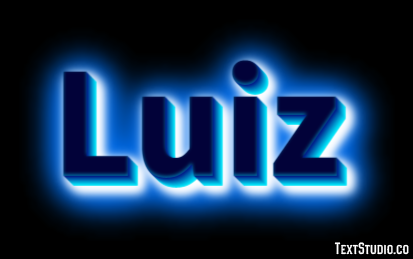 Luiz Text effect