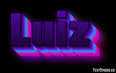 Luiz Text effect