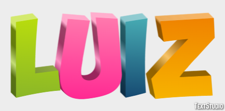 Luiz Text Effect