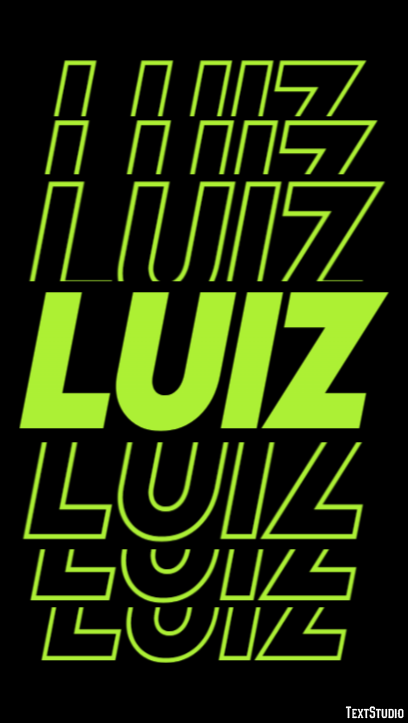 Luiz Text effect