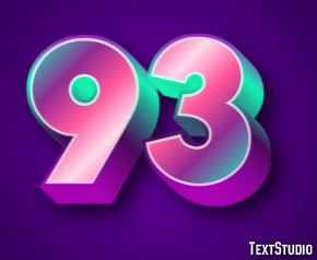 93 Text Effect