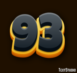 93 Text Effect