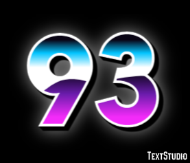 93 Text Effect