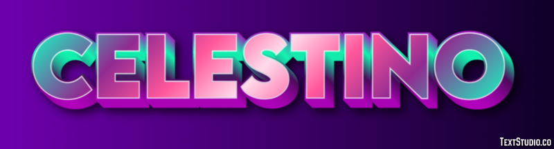 Celestino Text effect