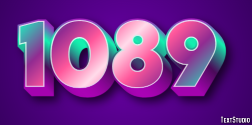 1089 Efekt tekstowy