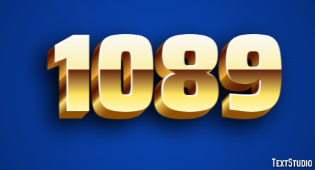1089 Efekt tekstowy