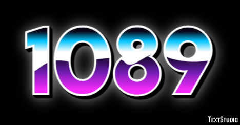 1089 Efekt tekstowy
