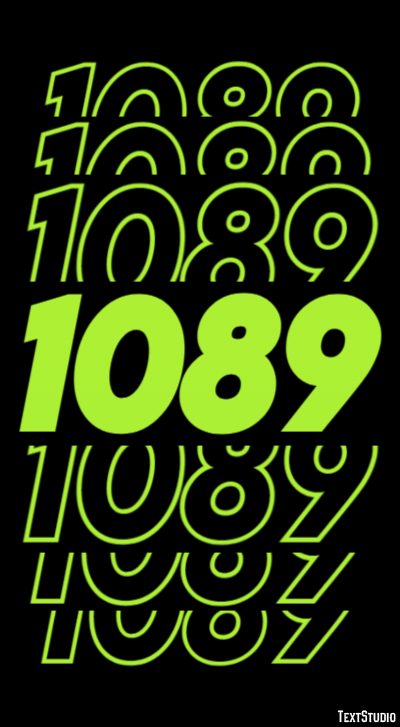 1089 Efekt tekstowy