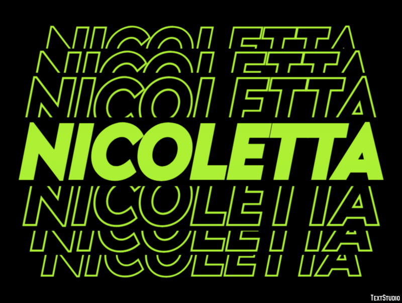 Nicoletta Effetto testo