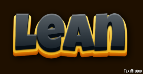 Lean Text Effect