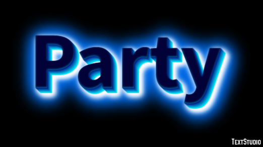 Party Text Effect
