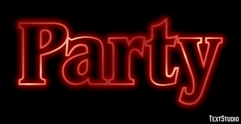 Party Text Effect