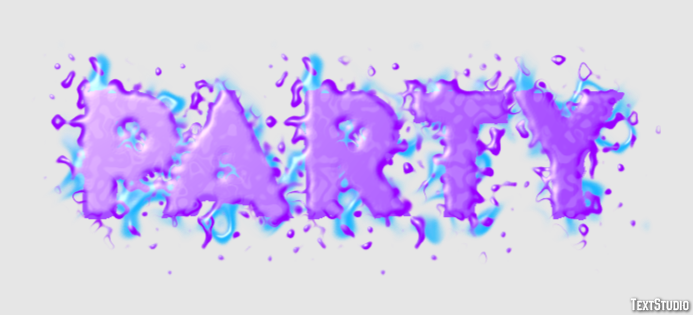 Party Text Effect