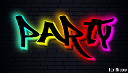 Party Text Effect