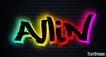 Ajlin Text effect