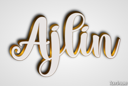Ajlin Text Effect