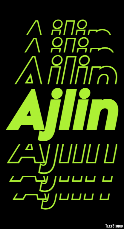 Ajlin Text Effect