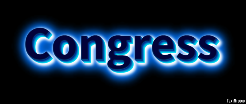 Congress Text Effect