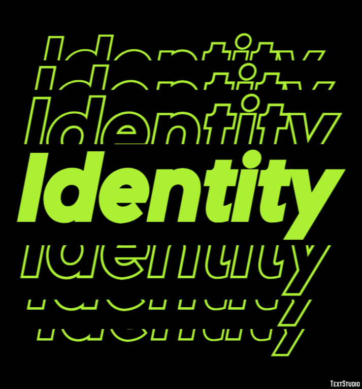 Identity Text Effect