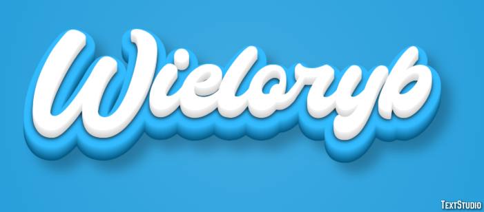 Wieloryb Effetto testo