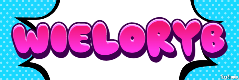 Wieloryb Effetto testo