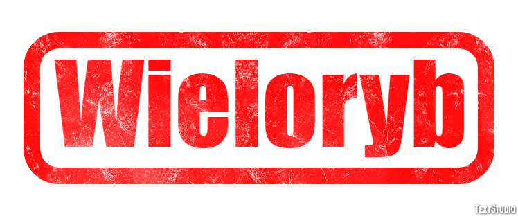 Wieloryb Effetto testo