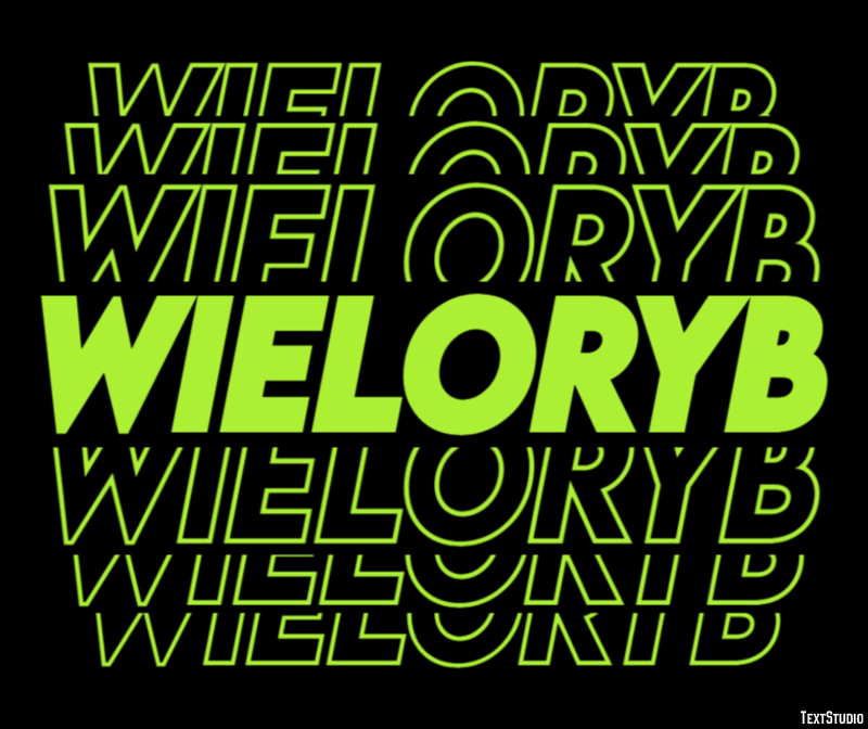 Wieloryb Efekt tekstowy