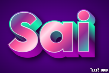 Sai Text Effect